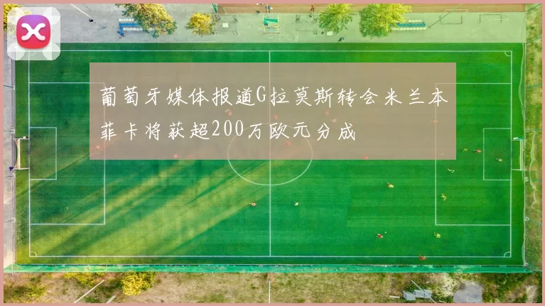 葡萄牙媒体报道G拉莫斯转会米兰本菲卡将获超200万欧元分成